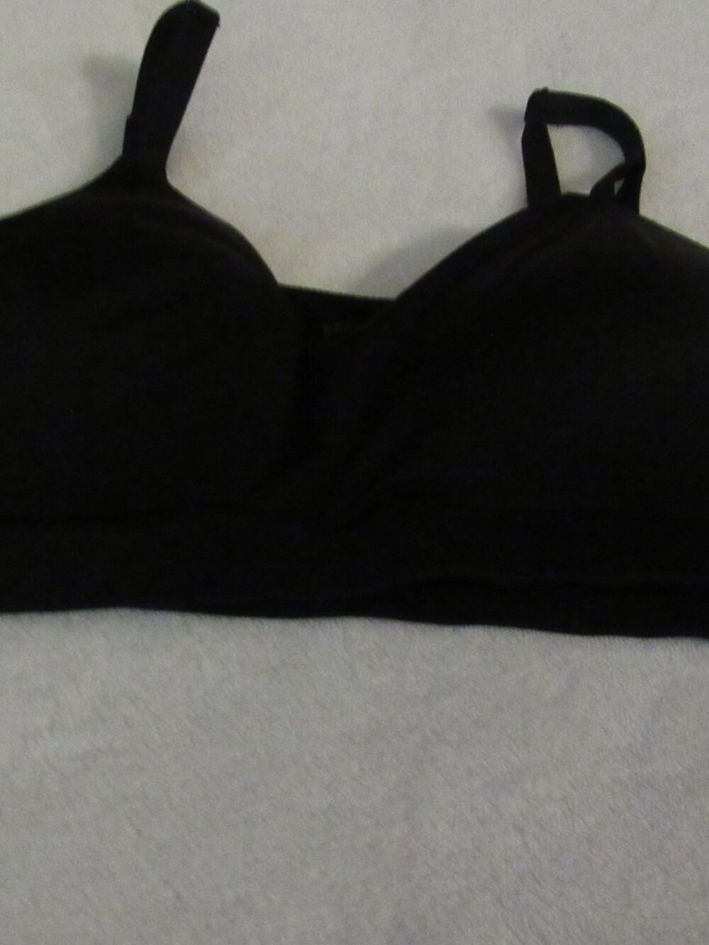 Red Hot Spanx Black Bra Size Medium USED Pull Over